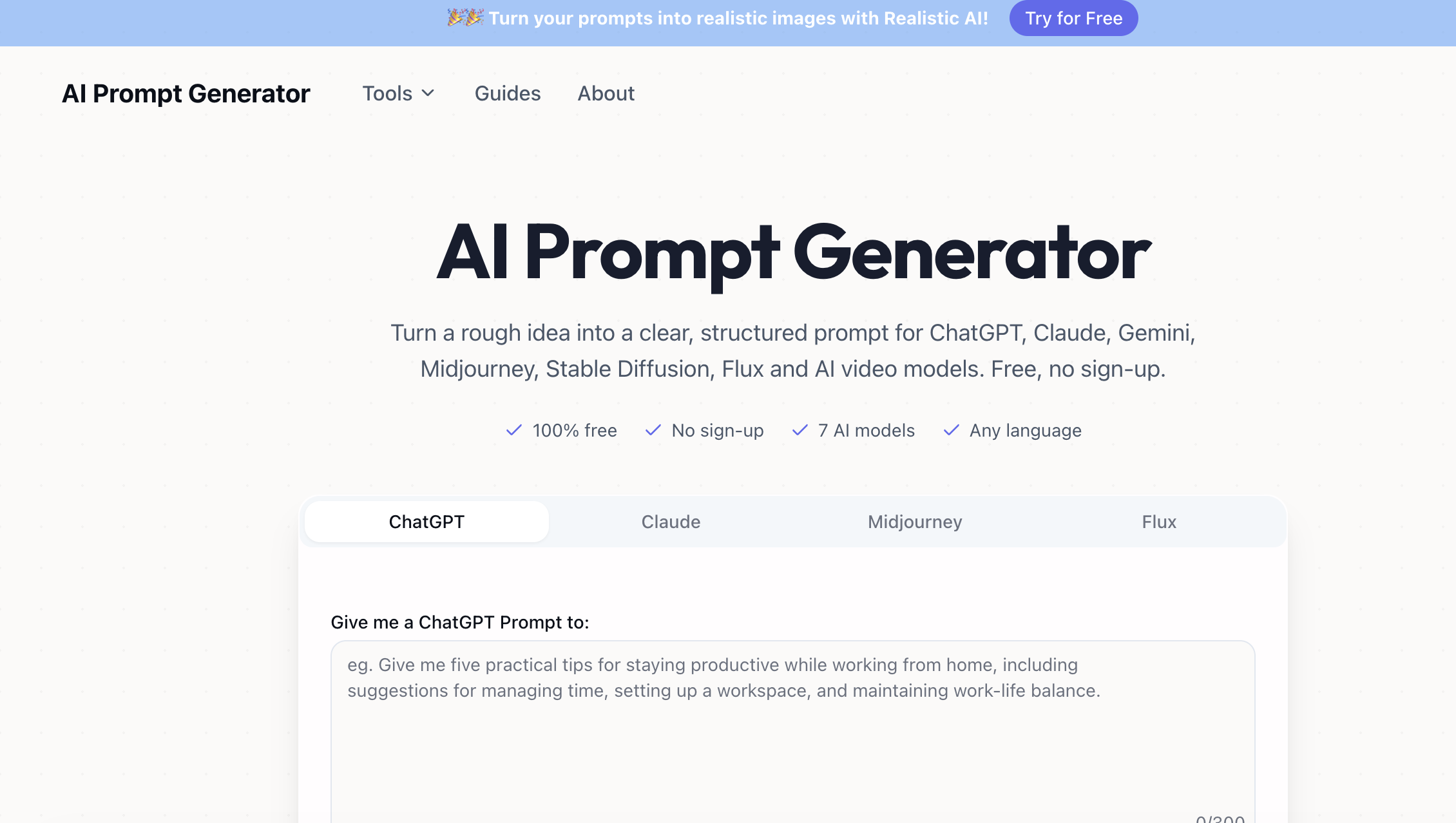 AI Prompt Generator